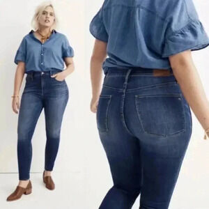 madewell high rise skinny‎ jeans size 37T